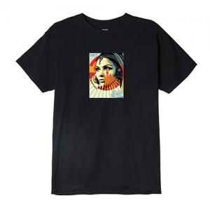 (163081733) OBEY TARGET EXCEPTIONS TEE-BLK