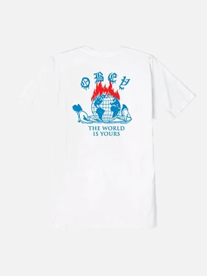 (163081736) THE WORLD IS YOURS TEE-WHT