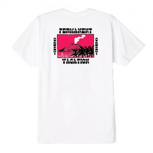 (163081757) PERMANENT VACATION 2 TEE-WHT
