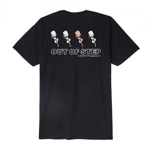 (163081788) OBEY RECORDS TEE-BLK