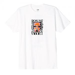 (163081726) HOUSE OF OBEY TEE-WHT