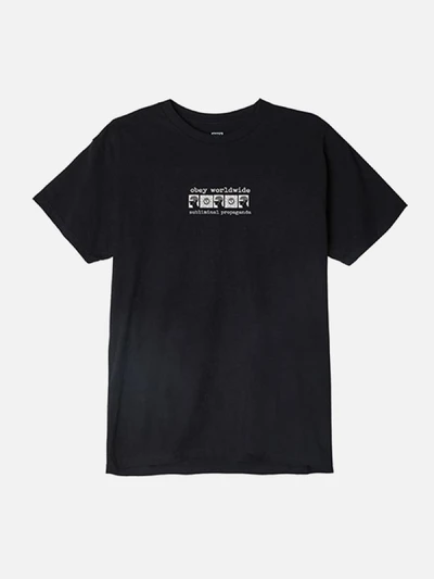 (163081725) SUBLIMINAL PROPAGANDA TEE-BLK