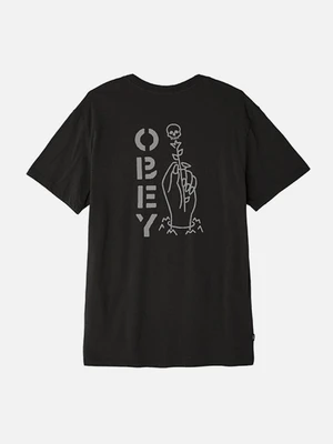 (166141752) OBEY TILL DEATH PREMIUM TEE-LIM BLK