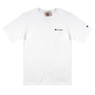 (GT19) 스몰 스크립트 헤리티지 반팔티 (Y06819) WHITE