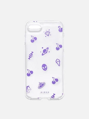 CHERRY PATTERN PHONE CASE HS [PURPLE]