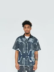 MADNESS BOWLING SHIRTS-BLACK