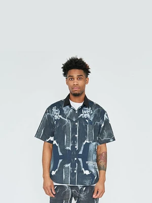 MADNESS BOWLING SHIRTS-BLACK