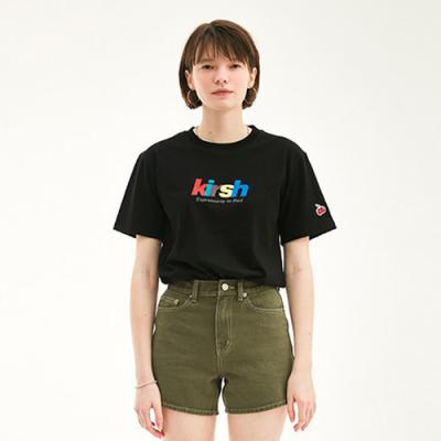 RAINBOW LOGO T-SHIRT HS [BLACK]
