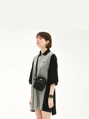 OVERSIZE POLO T-SHIRT HS [BLACK]