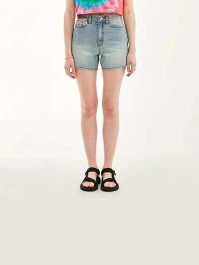 HIGH WAIST SHOT PANTS HS [BLUE]