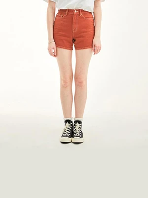 HIGH WAIST SHOT PANTS HS [RED]