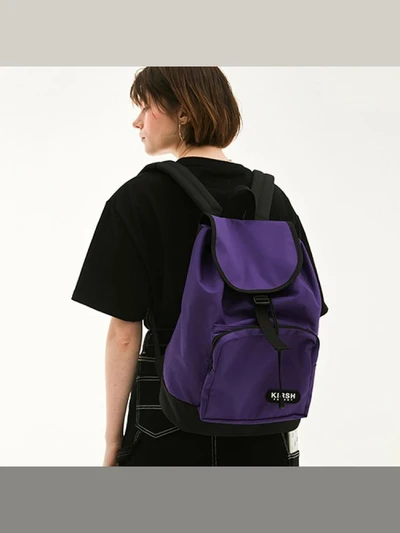 KIRSH POCKET DRAPE BACKPACK HS [PURPLE]