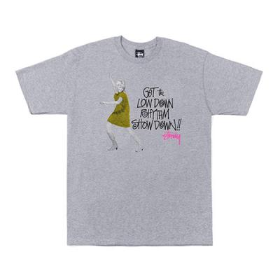 LOW DOWN RHYTHM TEE-GRY