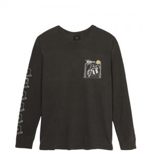 HARVEST RAIN TD LS TEE-BLACK