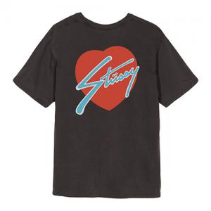 TRUE LOVE PIG. DYED TEE-BLACK