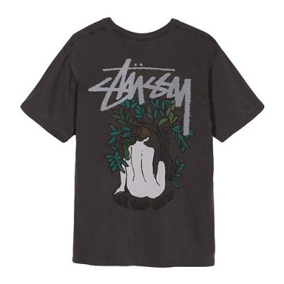 FORCES OF NATURE PIG. DYED TEE-BLACK