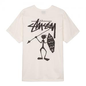 TRIBEMAN PIG. DYED TEE-NATURAL