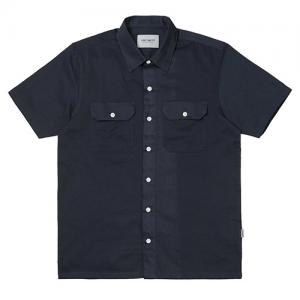 (I024133) S/S MASTER SHIRT-DARK NAVY