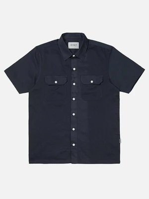 (I024133) S/S MASTER SHIRT-DARK NAVY