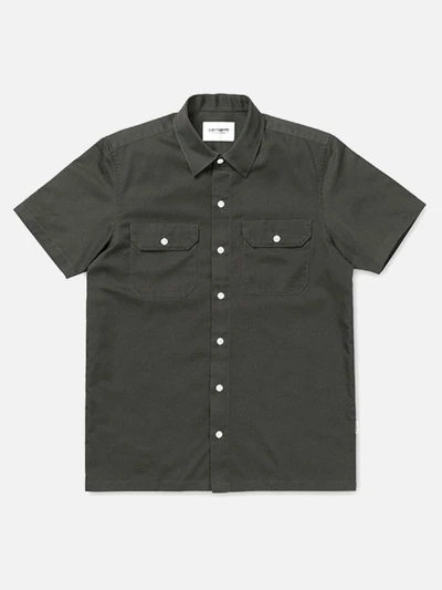 (I024133) S/S MASTER SHIRT-ASPHALT