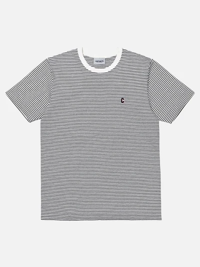 (I024743) S/S BOUNTY PRIOR T-SHIRT-BOUNTY STRIPE WAX/DARK NAVY