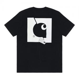 (I021031)WIP S/S RAZOR BLADE T-SHIRT-BLK
