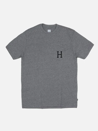 CLASSIC H POCKET TEE-GRY (BLK)