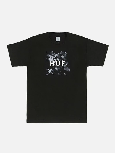 BOX LOGO FILL FLOWER TEE-BLK