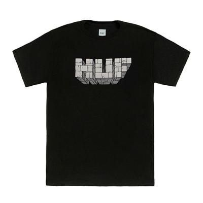 HUF BRICK TEE-BLK