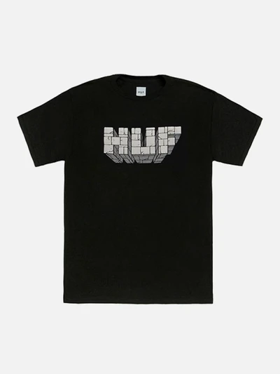 HUF BRICK TEE-BLK