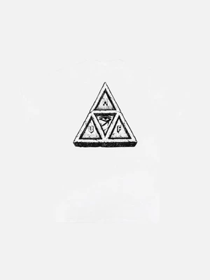 SUMRA TRIPLE TRIANGLE TEE-WHT