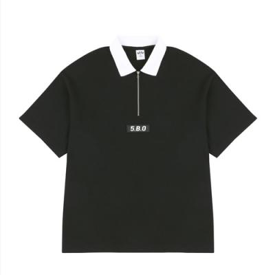 5.B.O COLLAR T-SHIRTS_black