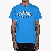 DIAMOND EMBLEM TEE-SAPPHIRE BLUE