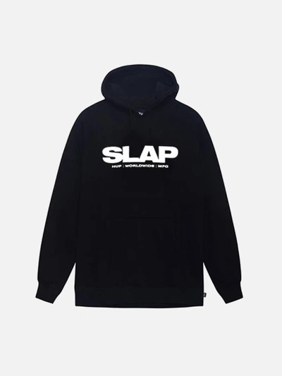 HUF X SLAP HOODIE-BLK