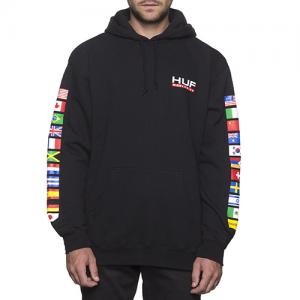 FLAG HOODIE-BLK