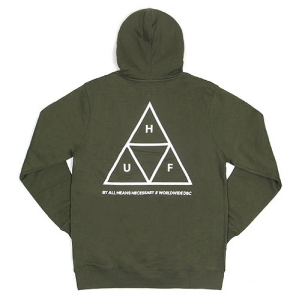 TRIPLE TRIANGLE PO FLEECE-OLIVE