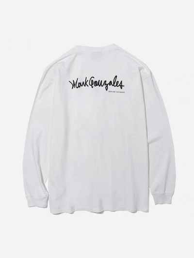 (LT03) LOGO LONG SLEEVE-WHITE