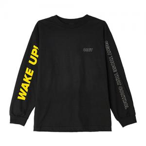(164901812)FIGHT THOSE THAT CONTROL LS TEE-BLK