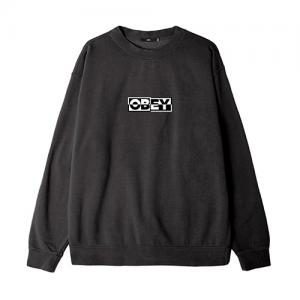 (112691827) 인사이드 아웃 맨투맨 DUSTY BLK