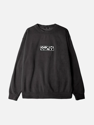 (112691827) 인사이드 아웃 맨투맨 DUSTY BLK