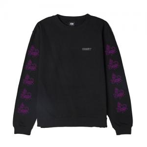 (114981809)SCORPION ROSE CREW-BLK