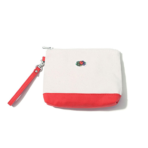 POINT COLOR POUCH RED