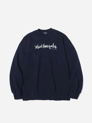 (CR05) M/G LOGO CREWNECK NAVY