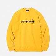 (CR05) M/G LOGO CREWNECK YELLOW