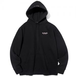 (HD10) M/G SMALL LOGO HOODIE-BLACK