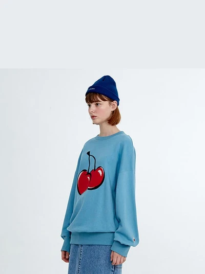 [재입고] BIG CHERRY SWEATSHIRT HA [BLUE]