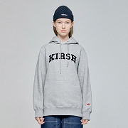 KIRSH ARCH LOGO HOODIE HA [GRAY]
