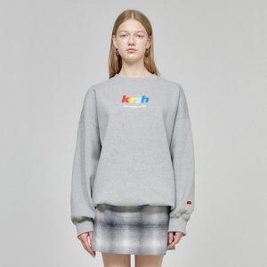 RAINBOW LOGO SWEATSHIRT HA [GRAY]