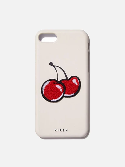 BIG CHERRY PHONE CASE HA [IVORY]