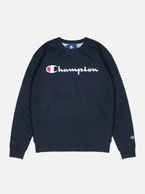 (GF88H) 파워블렌드 스크립트 프린트 맨투맨 NAVY